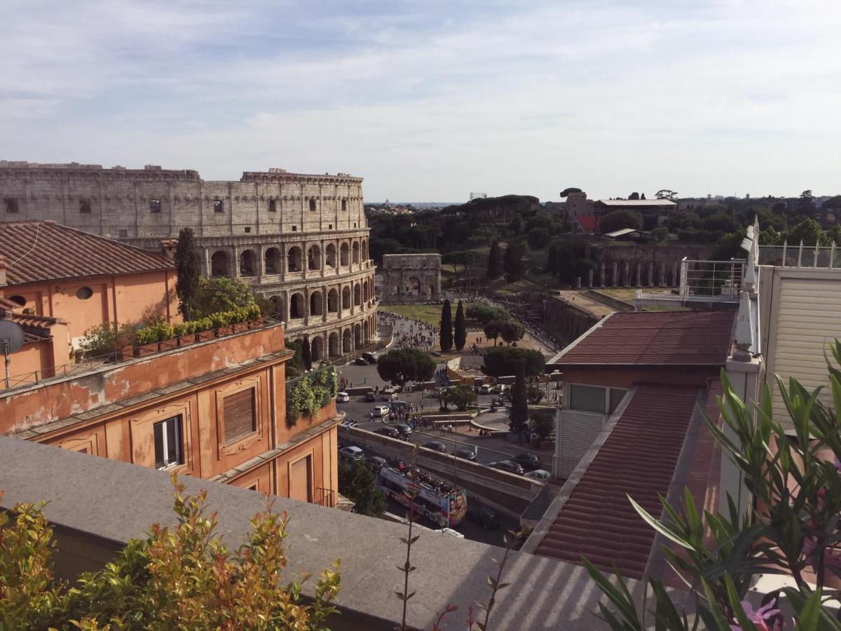 Superattico Sul Colosseo Rom Eksteriør billede